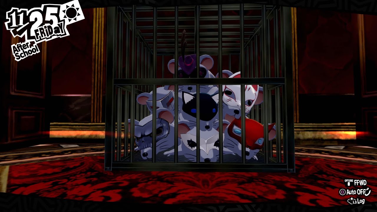 Persona 5 Royal | Сцены превращения в мышей [озвучка]