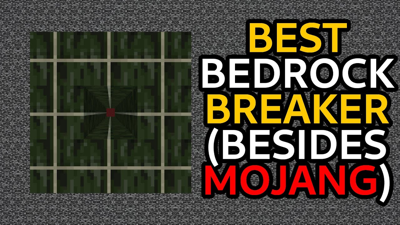 Best Bedrock Breaker BESIDES MOJANG - Minecraft 1.21.11 - Tutorial