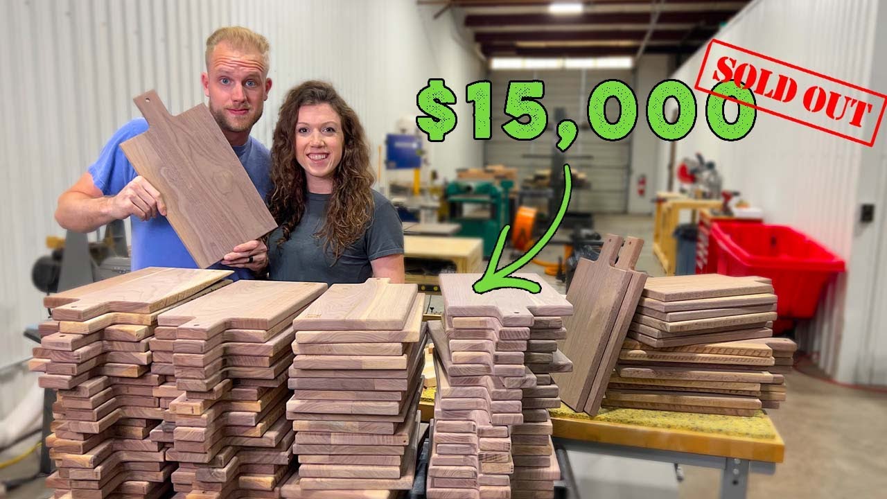 Building and Selling $15,000 worth of Charcuterie Boards