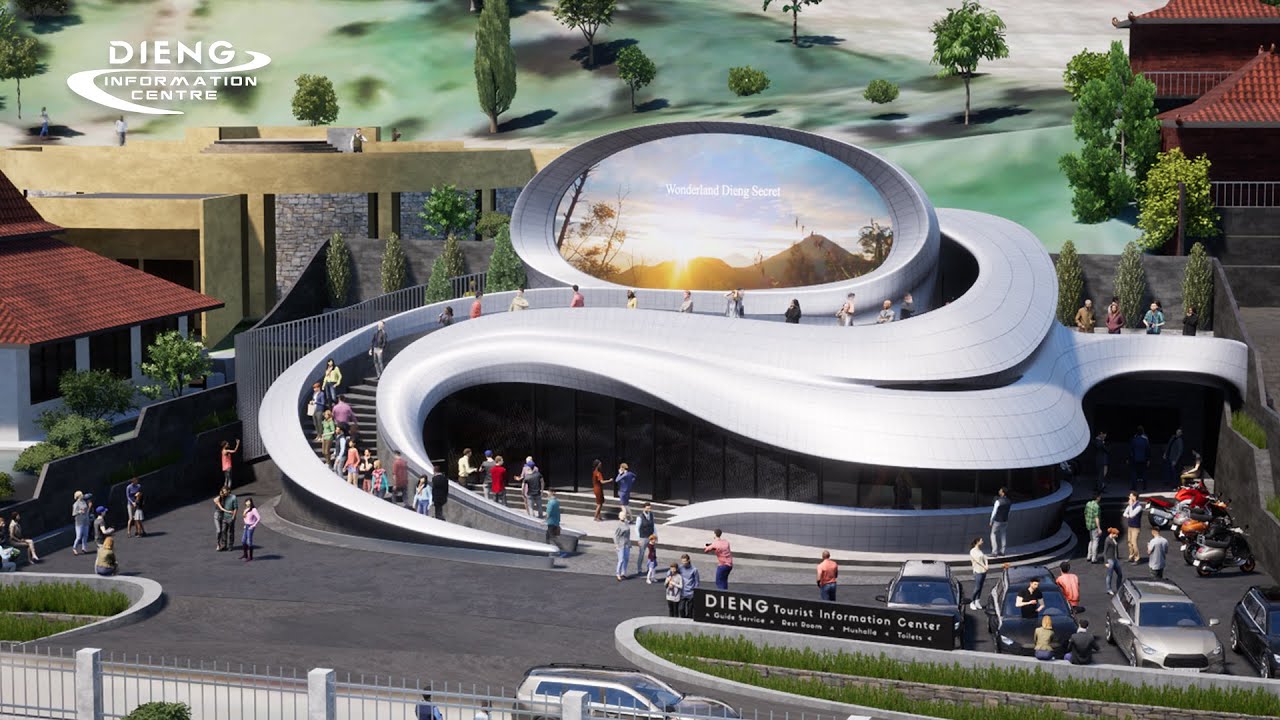 CLOUD BUILDING - TOURIST INFORMATION CENTRE (TIC) - DIENG | parametric design