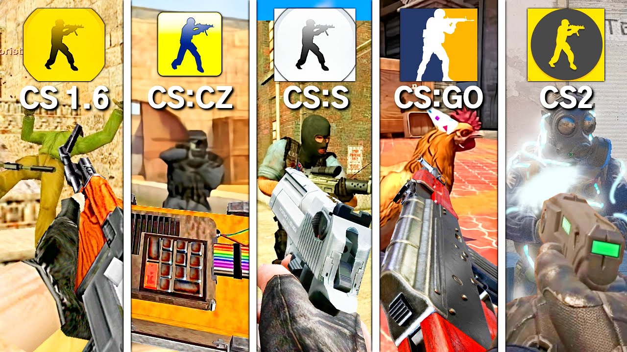 Counter-Strike Gameplay Evolution (2000 - 2026)