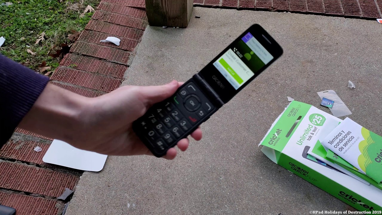 Alcatel QuickFlip Phone Destruction