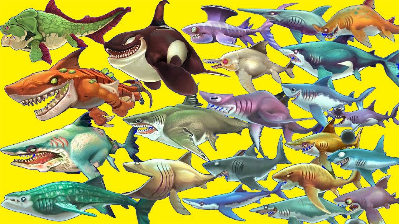 Hungry Shark World - 2019 - ALL 28 SHARKS UNLOCKED | Gameplay Walkthrough [FHD]