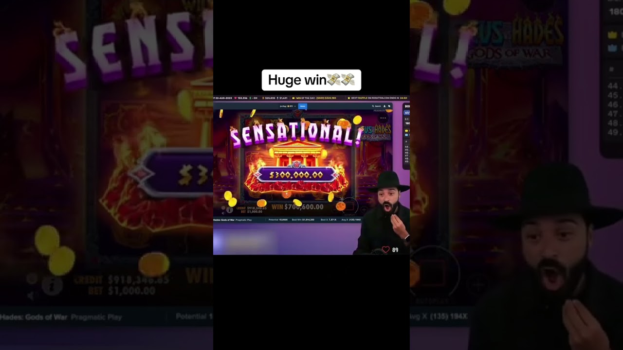 Look at this huge ROSHTEIN'S win at casino!🎰🤑