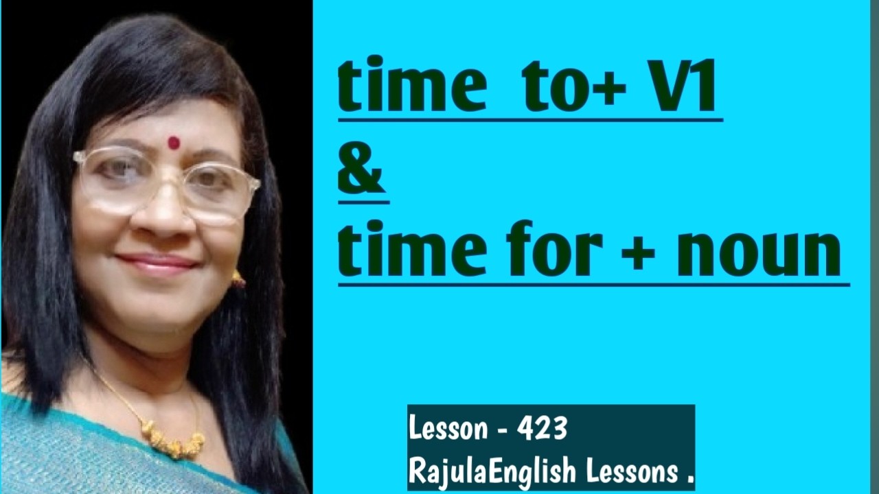 time to + verb  Time for + noun  Spoken English  in Malayalam|Lesson- 869 |Rajula English Lessons