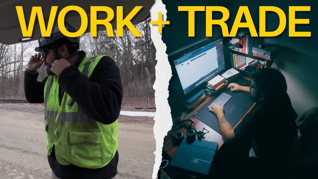 Day in the Life of a Full-Time Worker Learning to Trade
