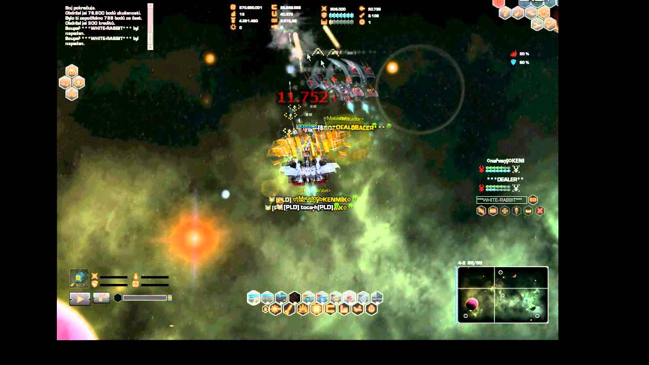 Darkorbit cz2- Hunting with 18 lvl