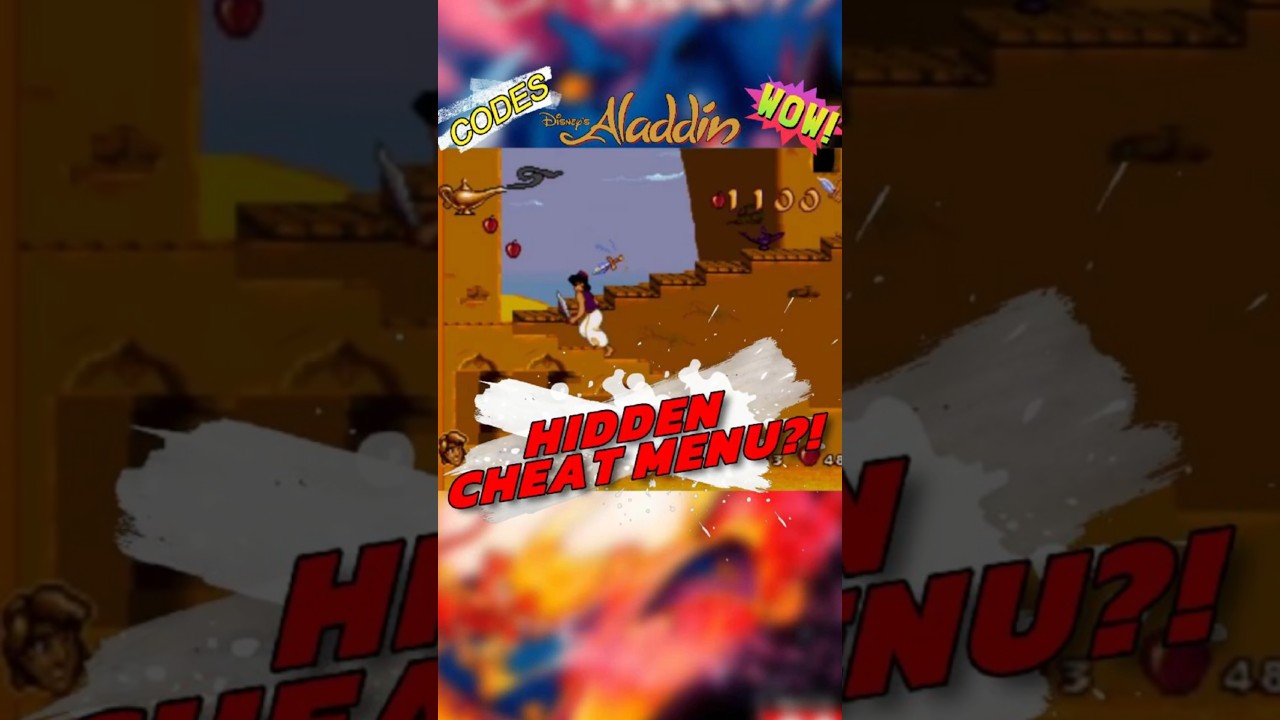Hidden Cheat Menu in Aladdin (Sega Genesis) - Here how to Unlock it  #gaming #retro