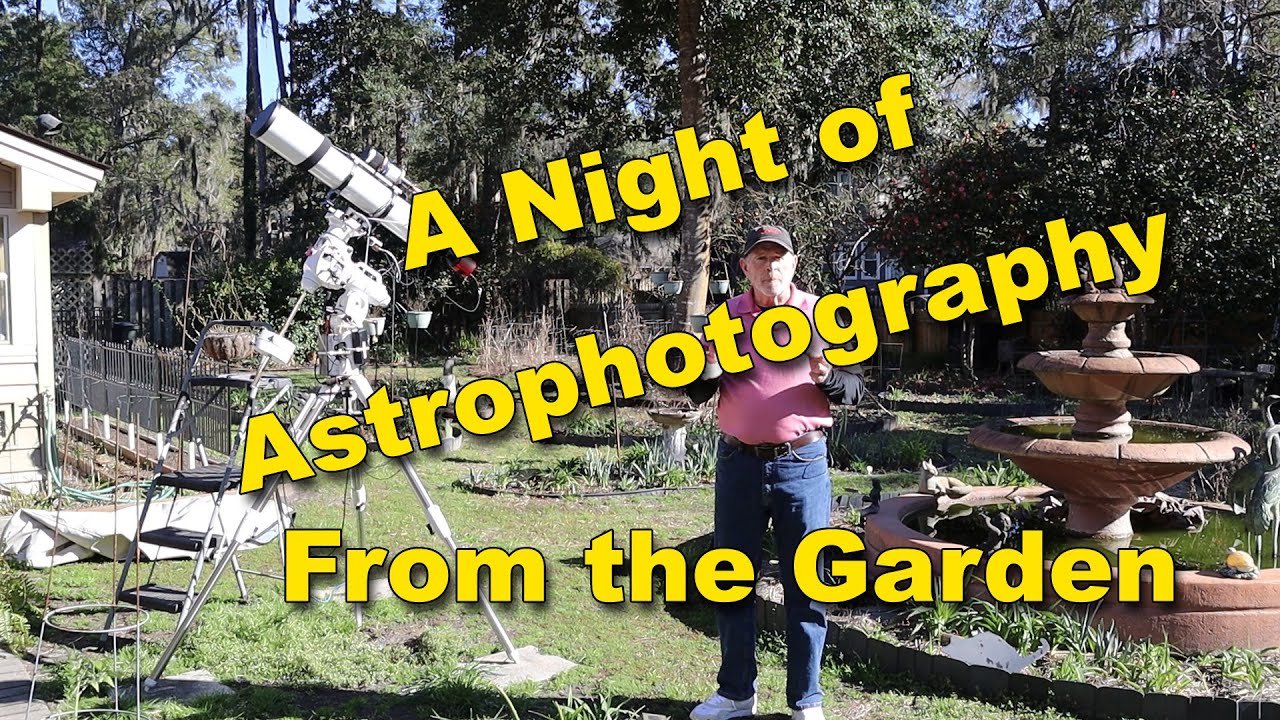 A Night of Astrophotography with 2 Rigs in the Heavenly Backyard Garden