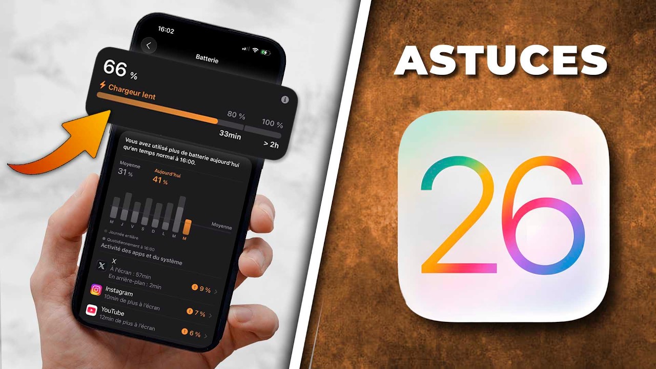 20 ASTUCES et NOUVEAUTÉS CACHEES sur iOS 26 !