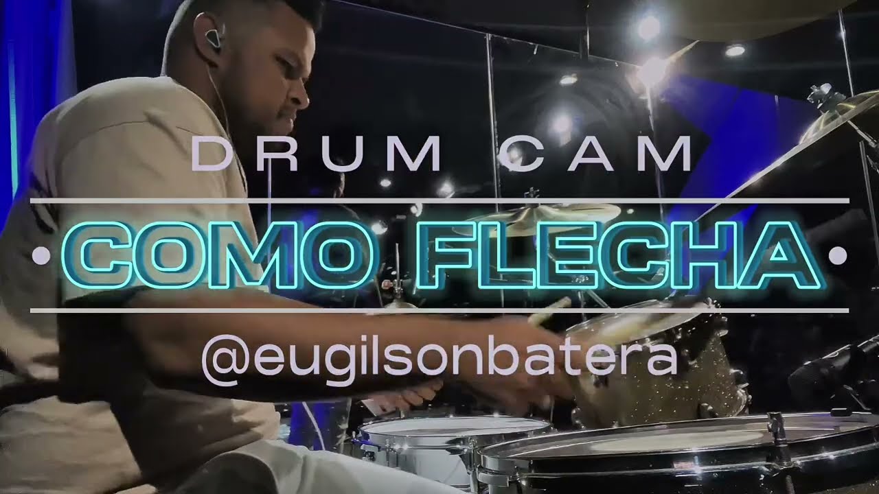 COMO FLECHA | DRUM COVER | SAMUEL DIAS E CAROL BRAGA
