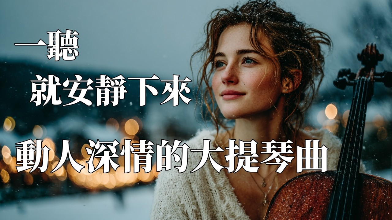 🕯️ 2025深情古典大提琴獨奏｜「一聽就安静下來」的療癒夜曲 🎶｜獨處冥想・傾聽內心・放慢節奏｜Relax, Calm Down & Meditate 🎧