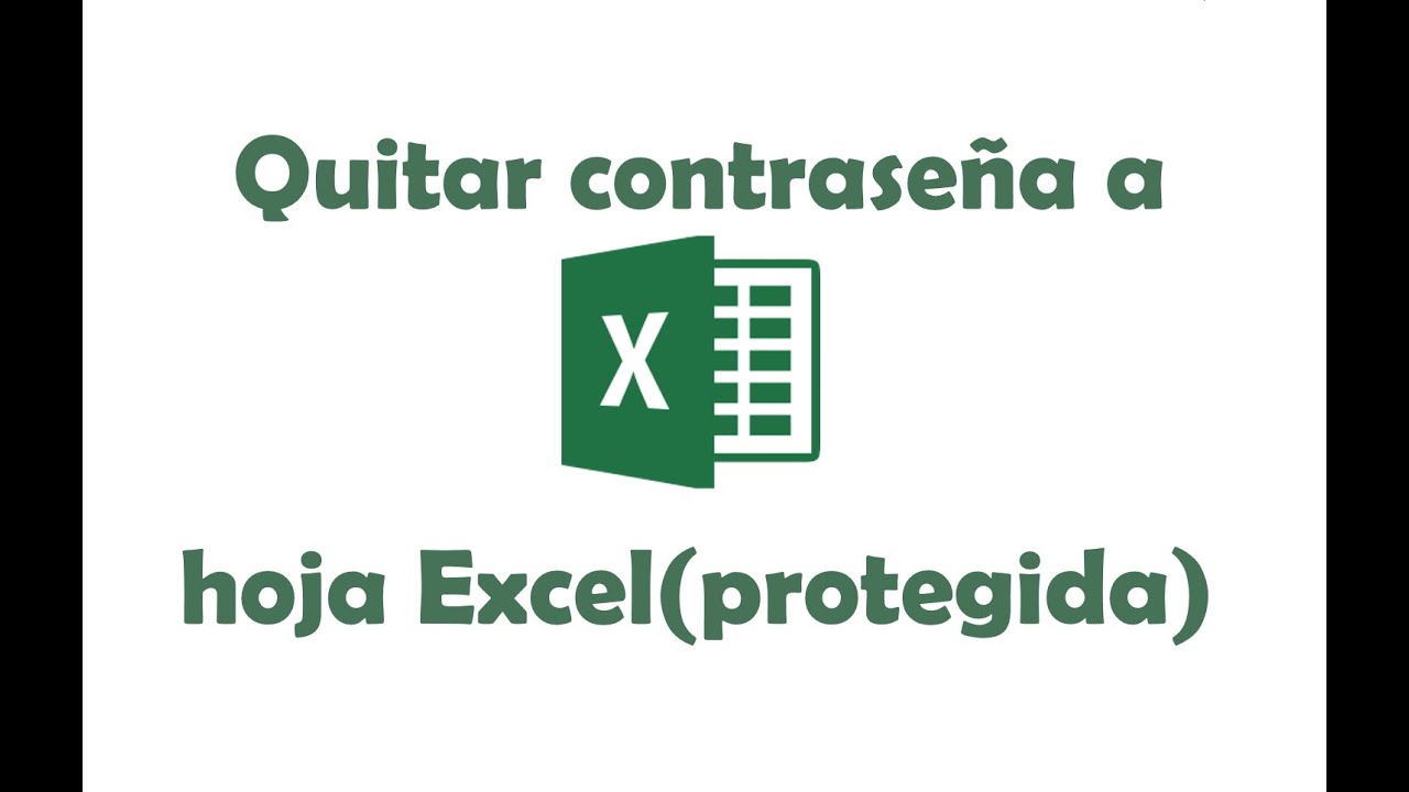 Quitar contraseña a hoja de Excel en segundos/Como quitar contraseña a archivo Excel