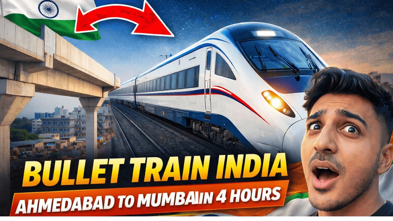 INDIA'S VERY OWN BULLET TRAIN!!! AHMEDABAD | India Vlog