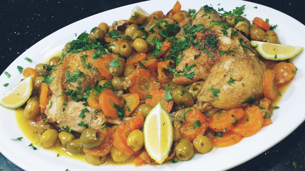 طاجين الزيتون جزائري بطريقة رائعة وشهية جدا وبنة مضمونة حنونة