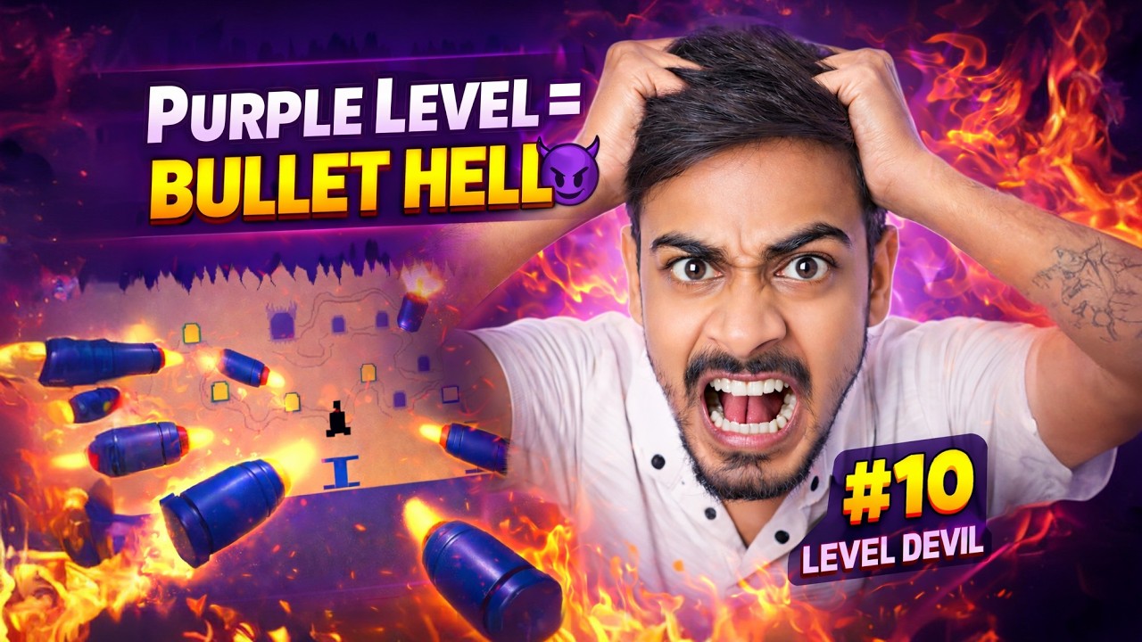 Purple Level = BULLET HELL 😈 | Level Devil #10