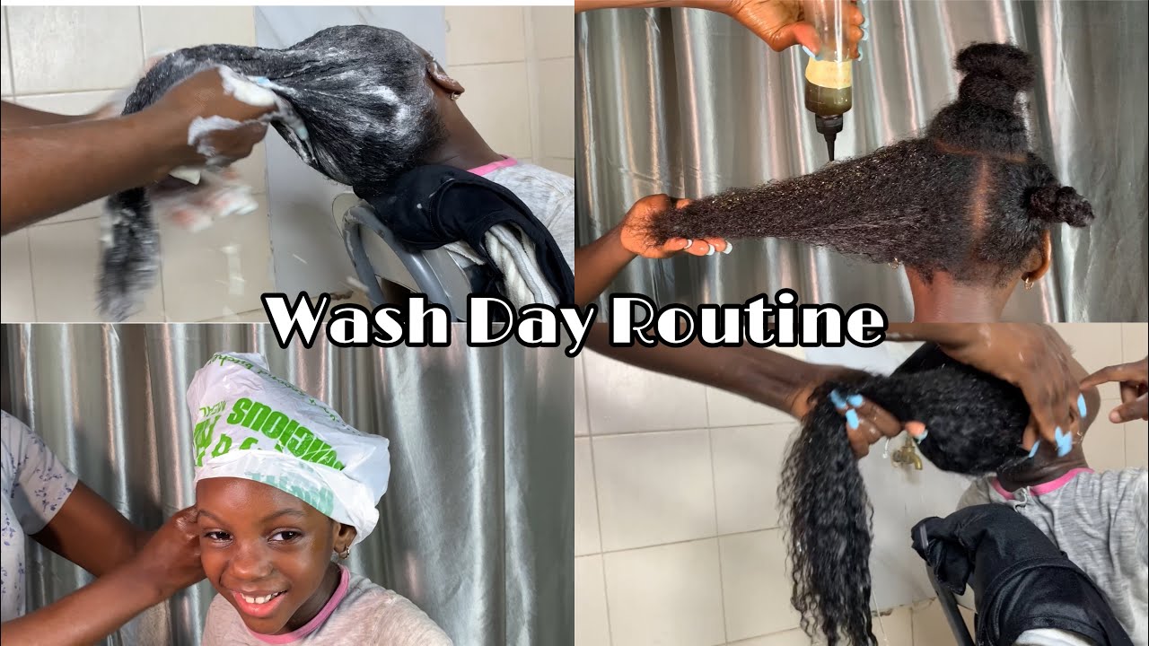 😮Pre Poo + Deep Condition + Full Wash Day Routine From Beginning till end, Shocking Result