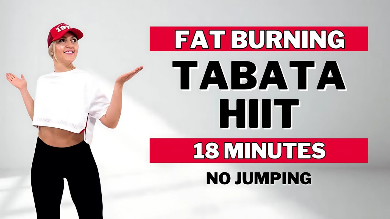 🔥18 Min TABATA HIIT🔥FAT BURNING CARDIO & TONING🔥ALL STANDING🔥NO JUMPING🔥NO REPEAT🔥