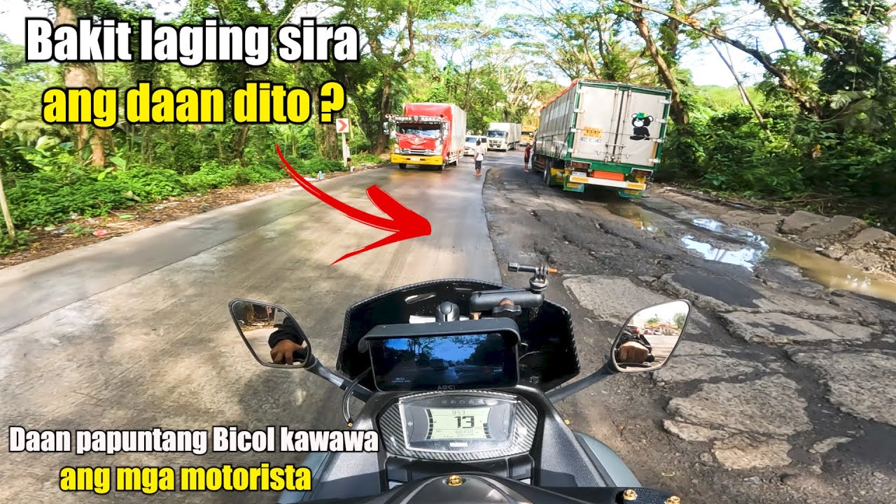 DELIKADONG DAAN PAPUNTANG BICOL DAHIL SA DAMI NG LUBAK / ANDAYA HIGHWAY FULL EPISODE