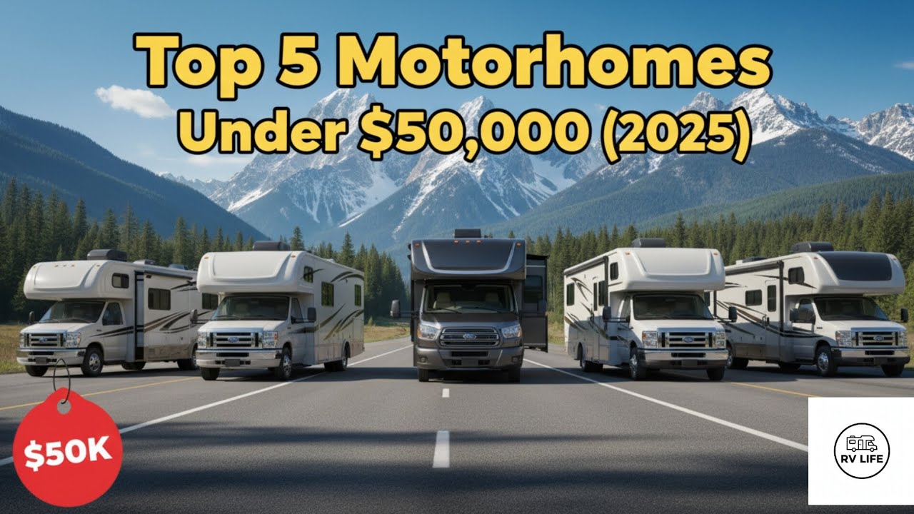 Top 5 Best Motorhomes Under $50,000 in 2025 | Affordable RV Buying Guide