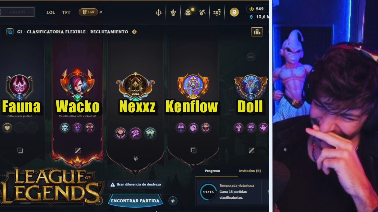 NEXXUZ JUEGA LOL CON MORPHAINS Y FAUNA