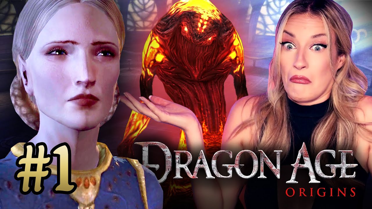 My FIRST Dragon Age Game! | Dragon Age Origins Blind Playthrough in 2025 | basicwitgirl