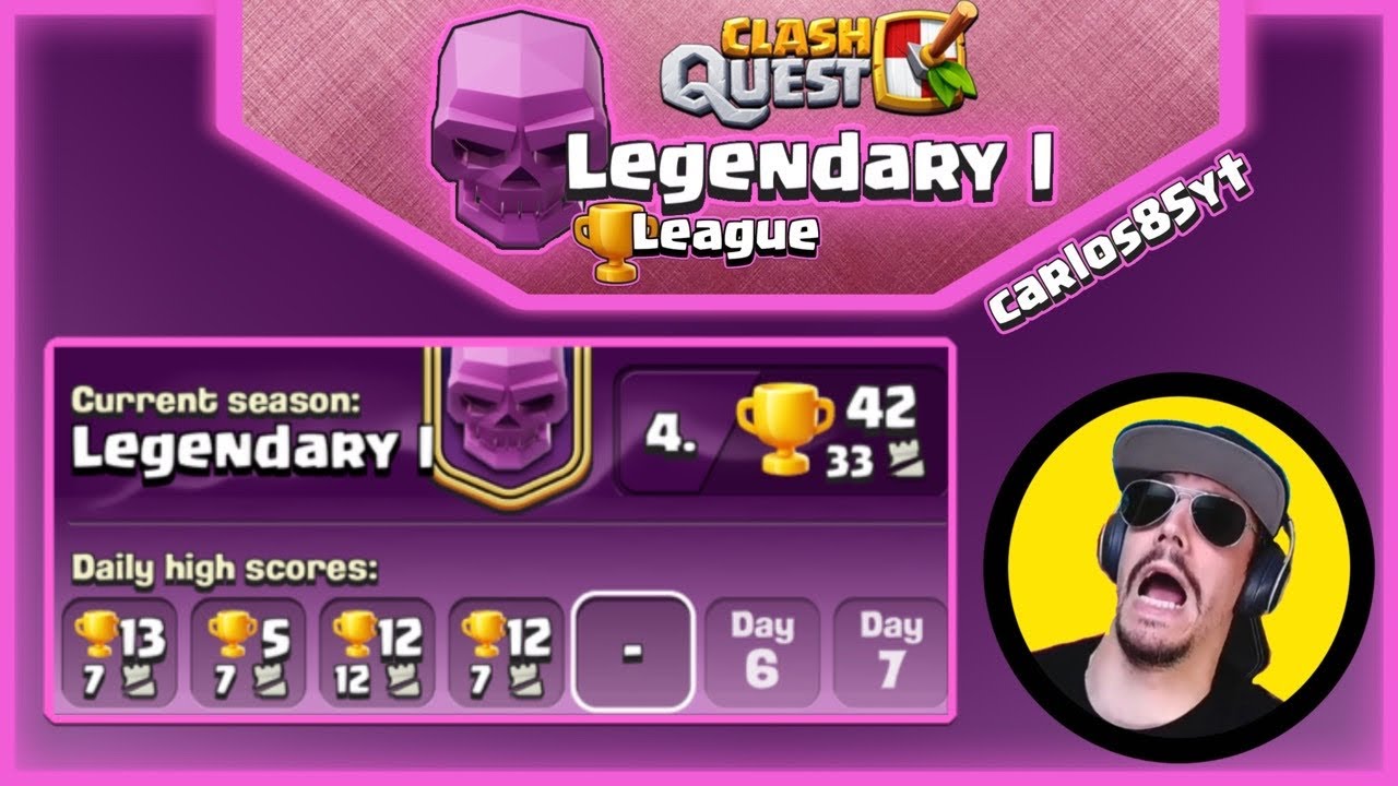 HEAD TO HEAD FIGHT with iPSYCOO and YOONA in CLASH QUEST LEGENDARY 1 | GLOBAL TOP