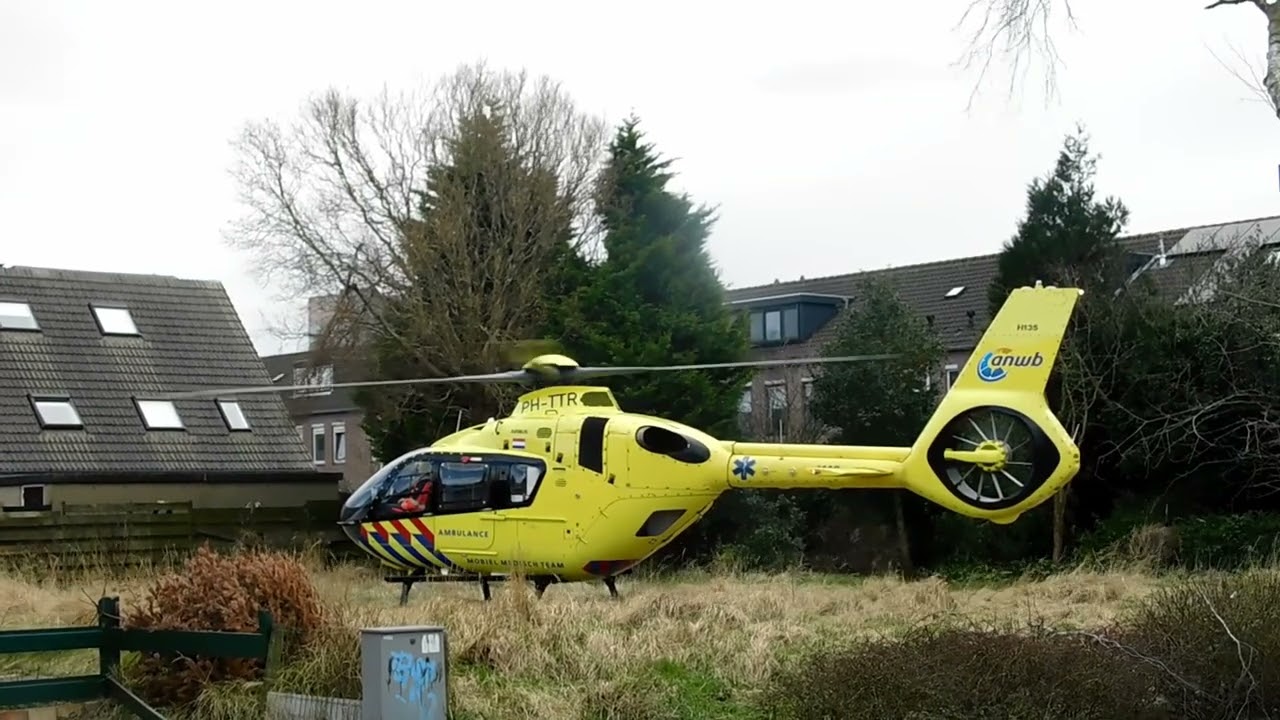 Traumaheli Fazant in Heemskerk. Plus dringende tips voor Drone vliegers van heli piloot. 2 mrt 2024