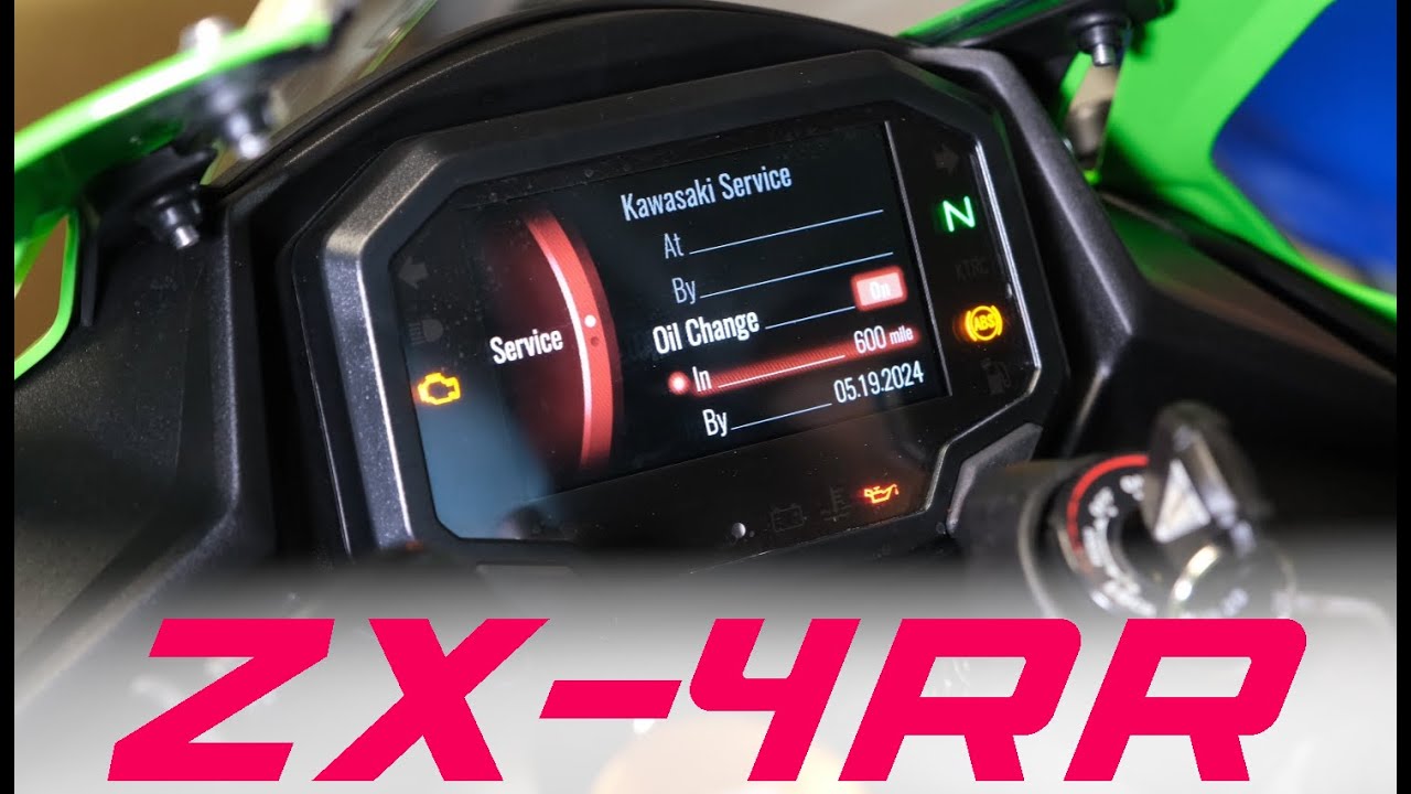 Kawasaki Ninja ZX-4RR Oil Change & First Service