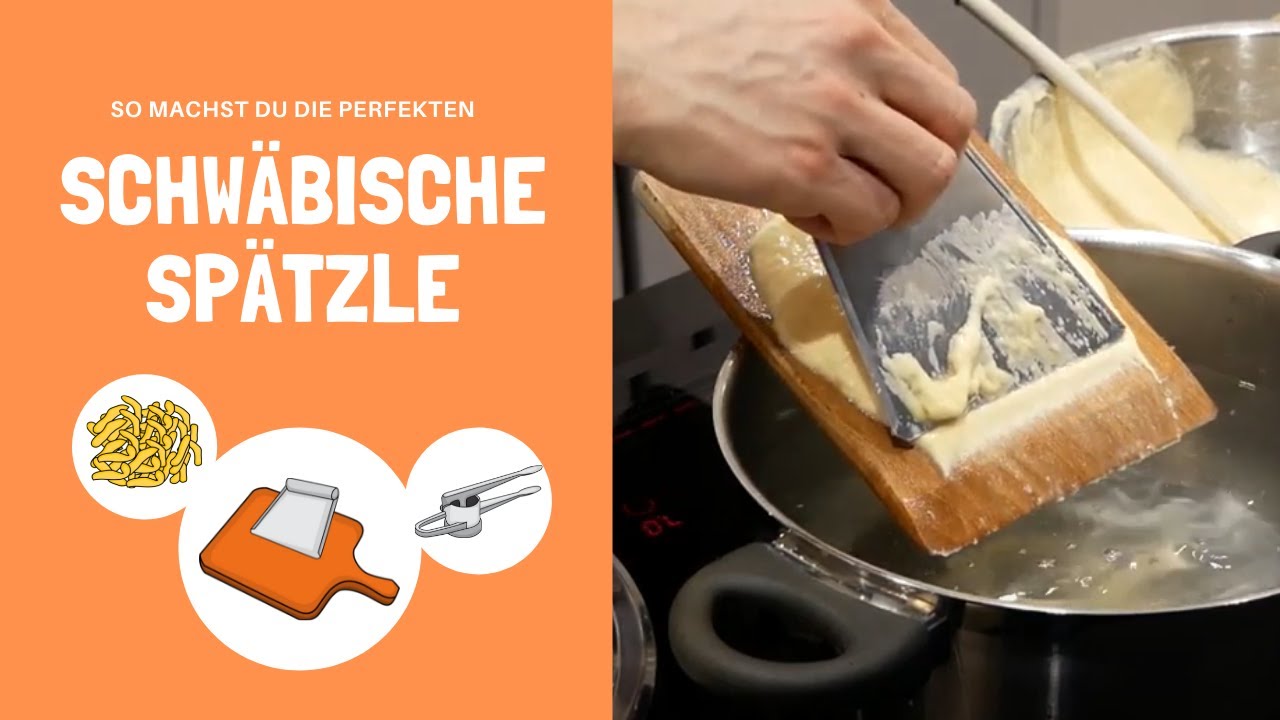 Es ist so einfach Schwäbische Spätzle selber zu machen, dass es sie bei uns fast täglich gibt!