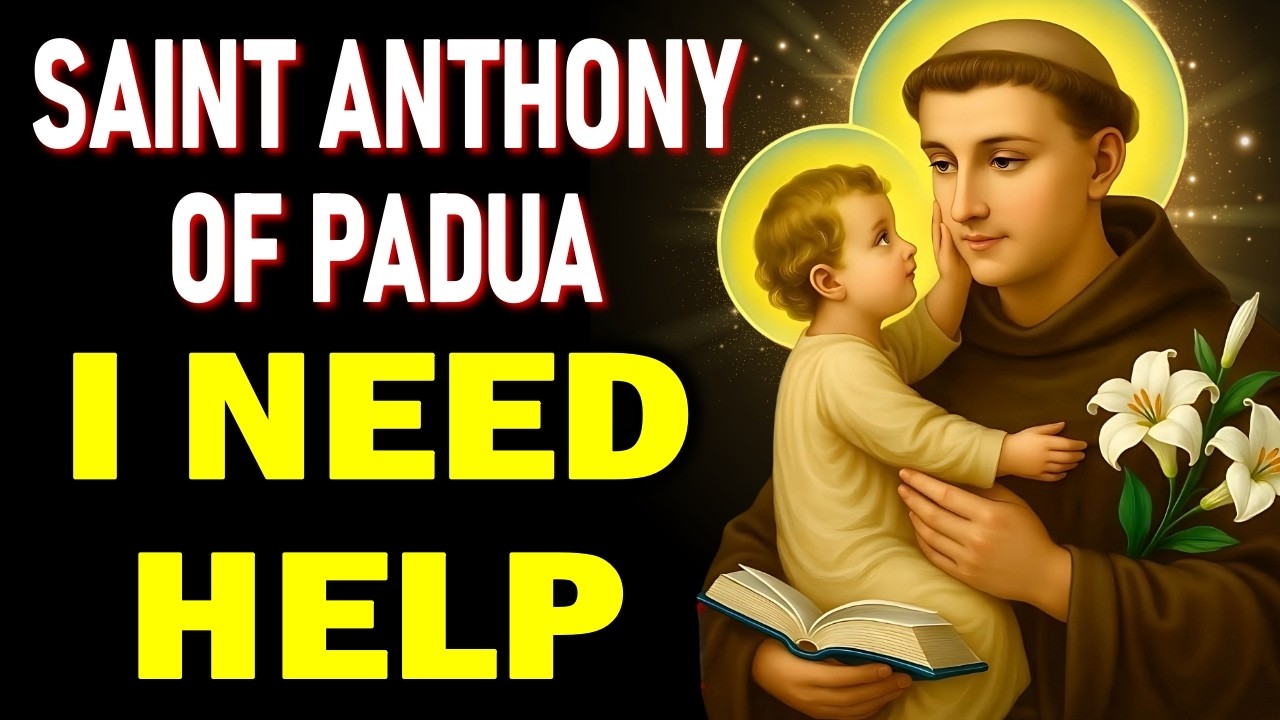 PRAYER TO SAINT ANTHONY OF PADUA – LISTEN TO THIS PRAYER ONLY ONCE AND RECEIVE YOUR MIRACLE TODAY