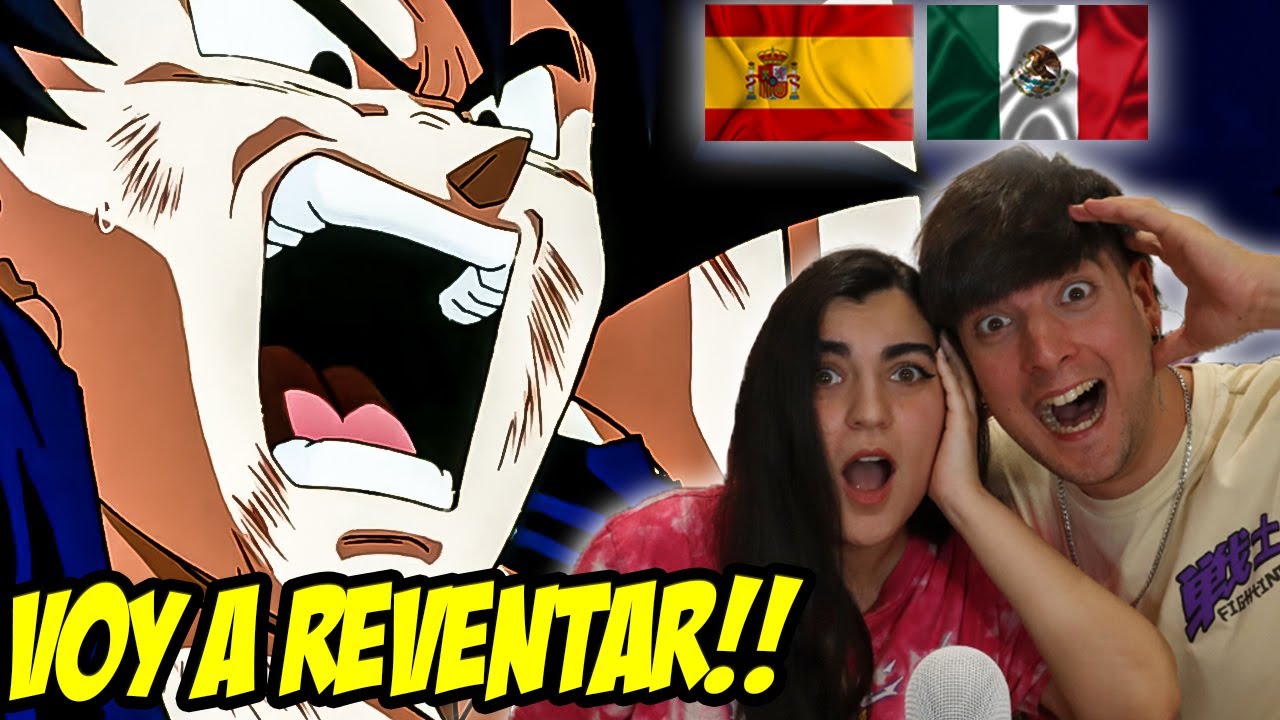 ESPAÑOLES REACCIONAN A DOBLAJE LATINO DRAGON BALL💥GOKU USA LA GENKIDAMA VS BOO💥LATINO VS CASTELLANO💥