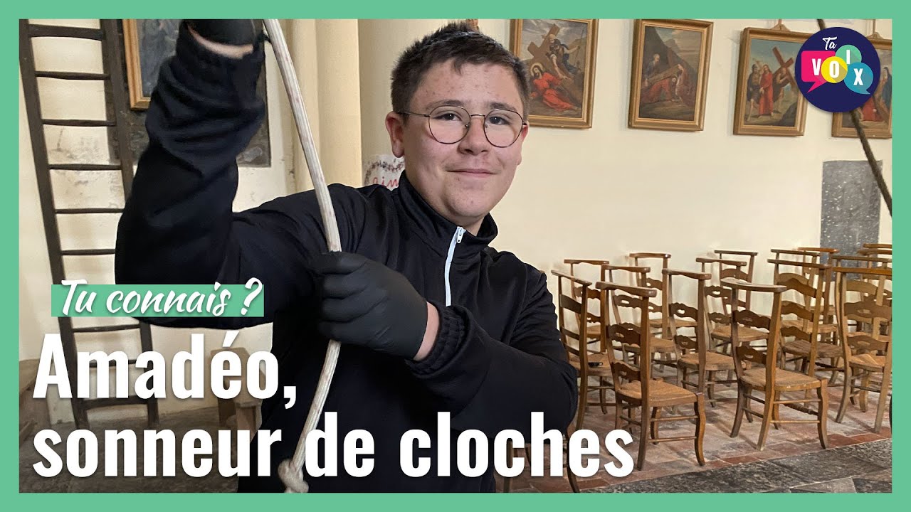 [Tu connais ?] Amadéo, 13 ans, sonneur de cloches des églises de l'Avesnois