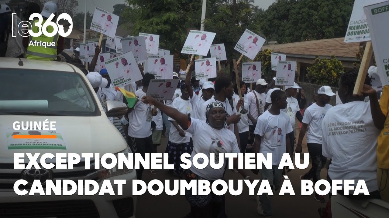 En Basse-Côte, à Boffa, des citoyens galvanisés par le bilan du candidat Mamadi Doumbouya