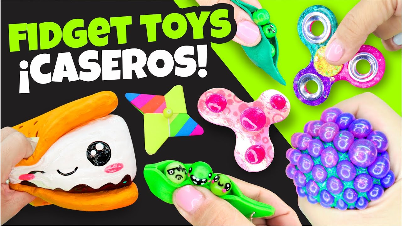 7 FIDGETS TOYS Caseros de TikTok VIRALES fácil y rápido (Parte 2) ⭐Así o más fácil⭐