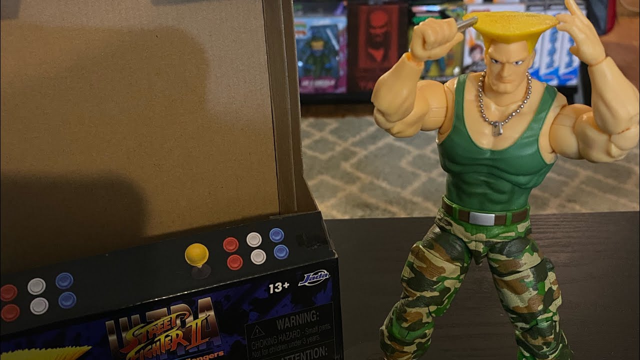 Jada toys review (street fighter II) Guile #02