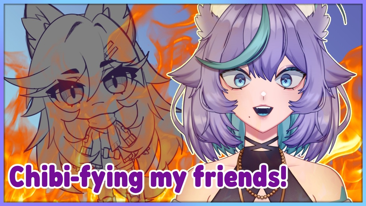 ִֶָ☾. Wowie, a late stream?! | Art Stream  ִֶָ☾. | @tamriis on Twitch