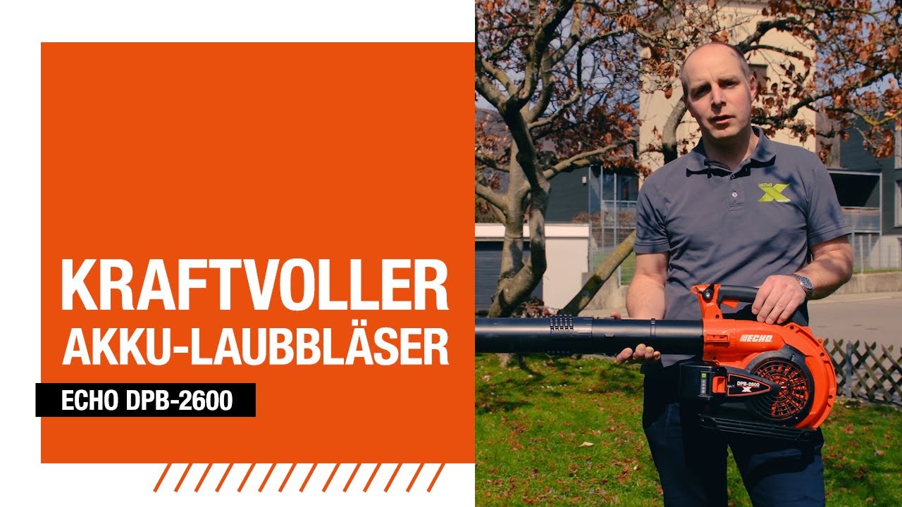 Hands On: ECHO DPB-2600 - Kraftvoller Akku-Laubbläser
