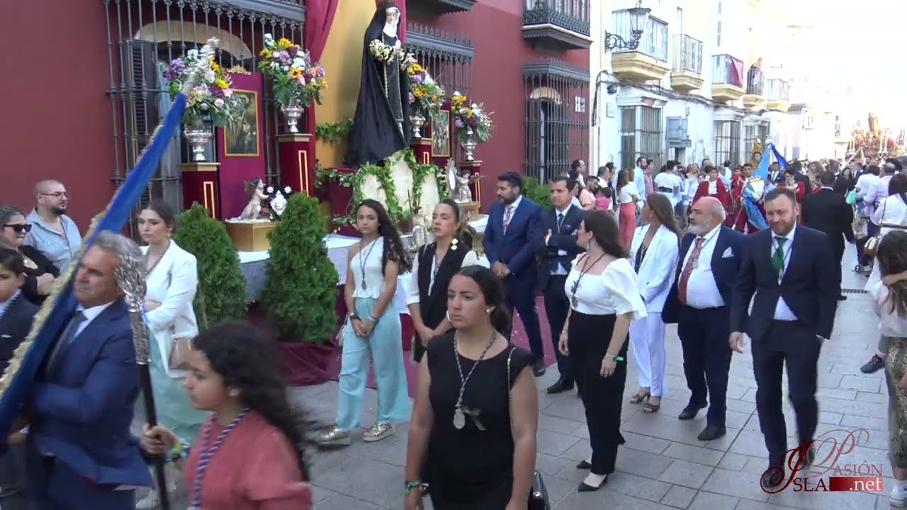 Procesión del Corpus Christi de San Fernando (Cádiz) | Alameda Moreno de Guerra | 4K | 2024