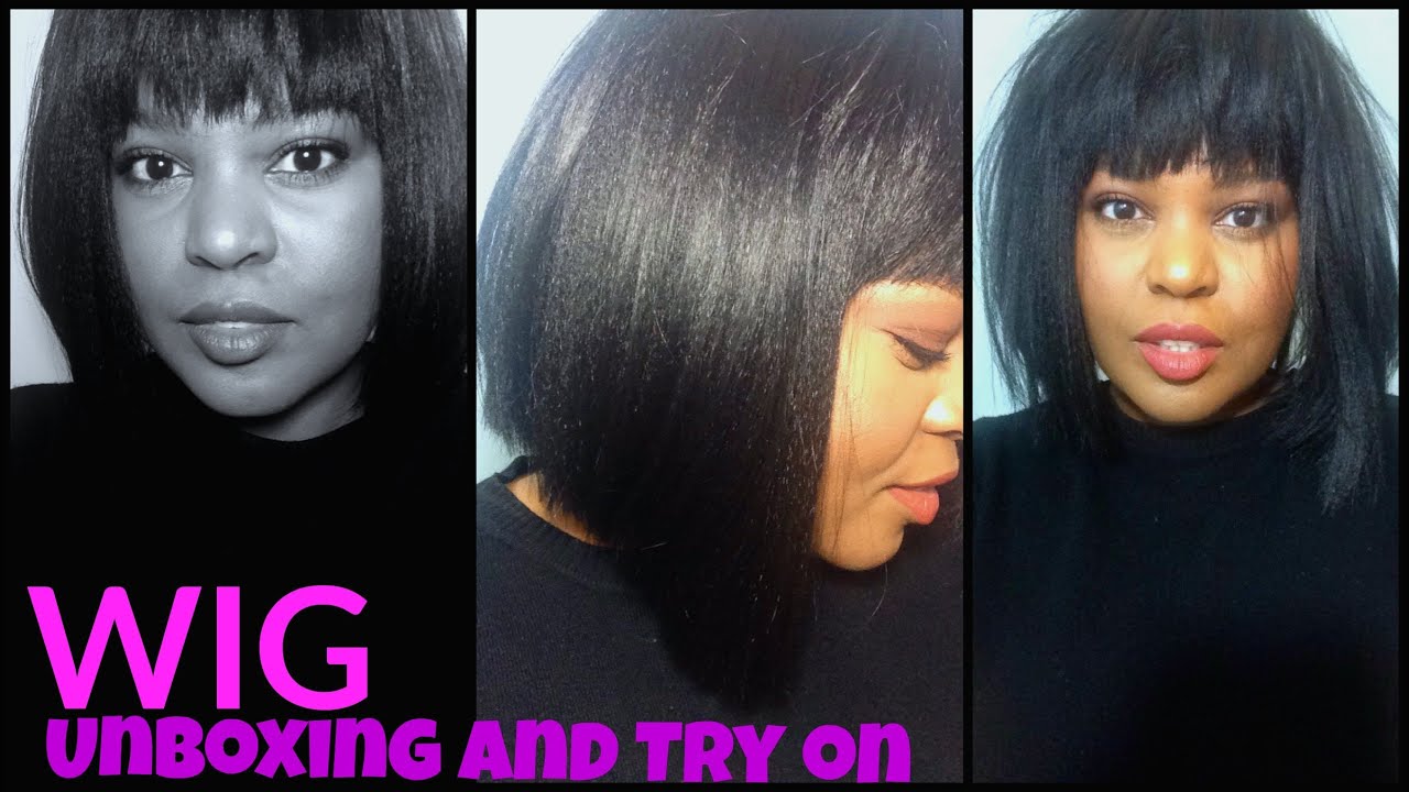 Affordable Angled Bob WIG | Unboxing and Try-on