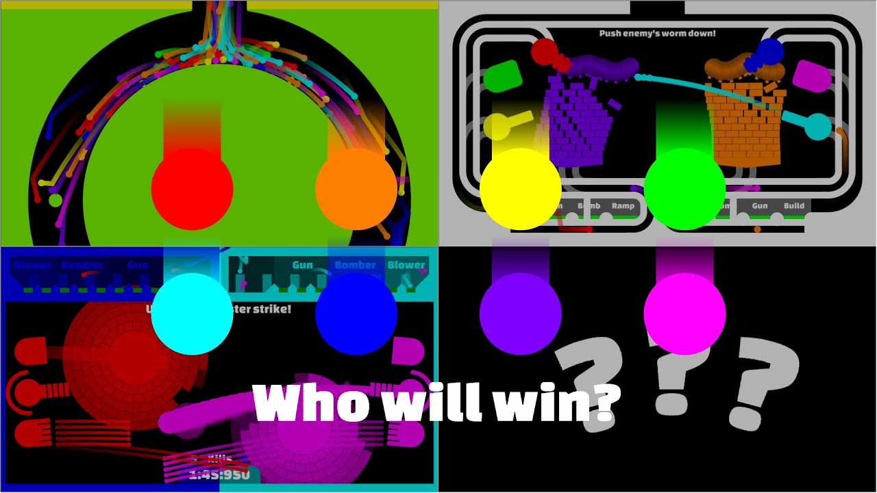 Team Marble Race 2: The Destructive Tournament - 8 Colors