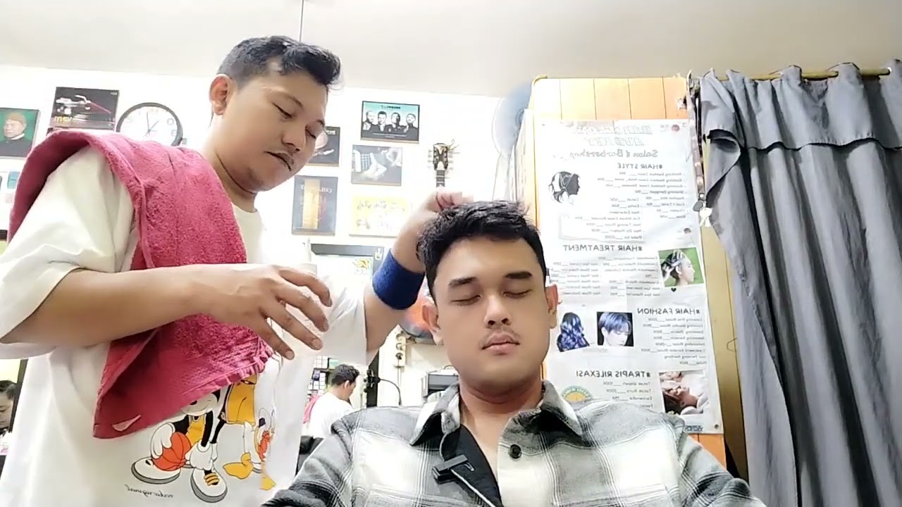 Bang Raka Dari Medan Gayss ,sampai ketiduran di Head massage, Berat melek plus Bokoma