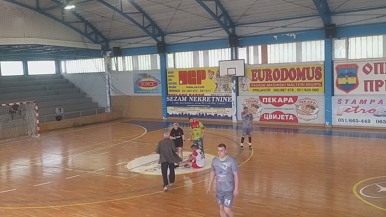 19.kolo Druge m:tel lige RS (m) RK Sloga Prnjavor - ORK Čelinac (33:33) 30.04.2022. (I poluvrijeme)