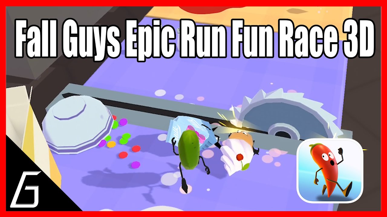 Fall Guys Epic Run Fun Race 3D Gameplay | First Levels + All Skins