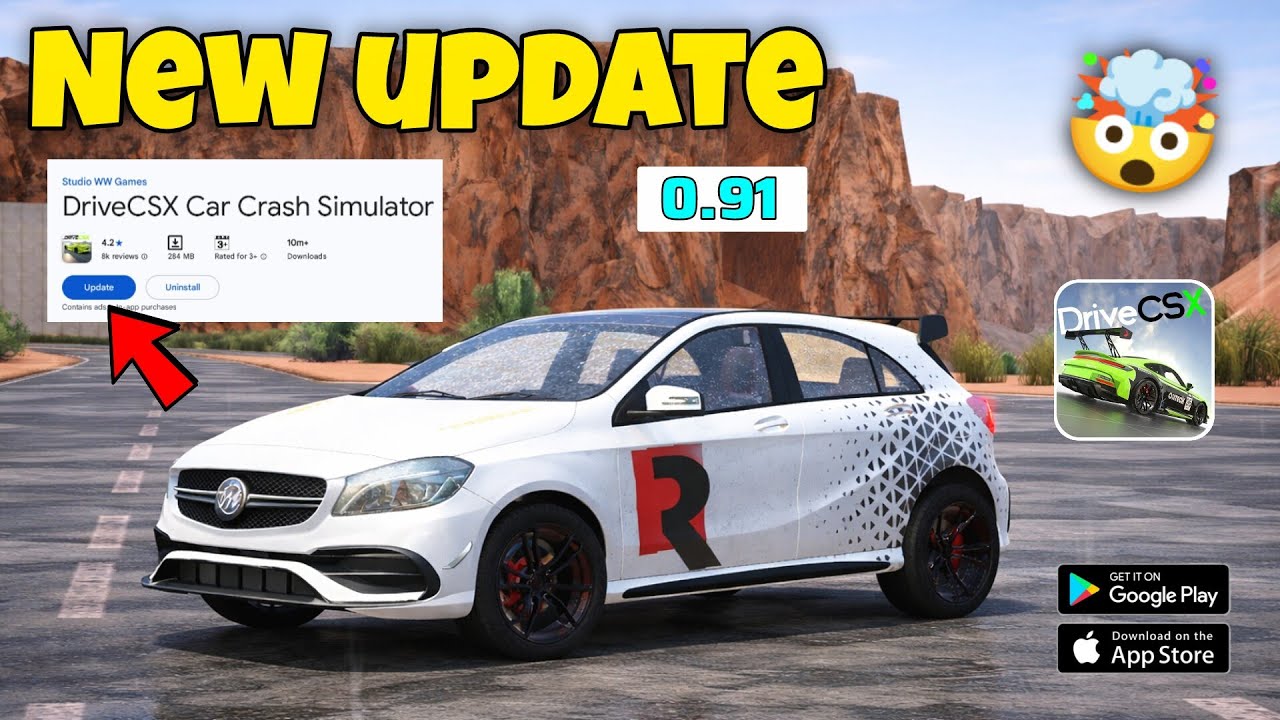 НАКОНЕЦ-ТО!!! Вышло новое обновление 0.91 для Drive CSX 🔥 | симулятор автомобильных аварий для мо...