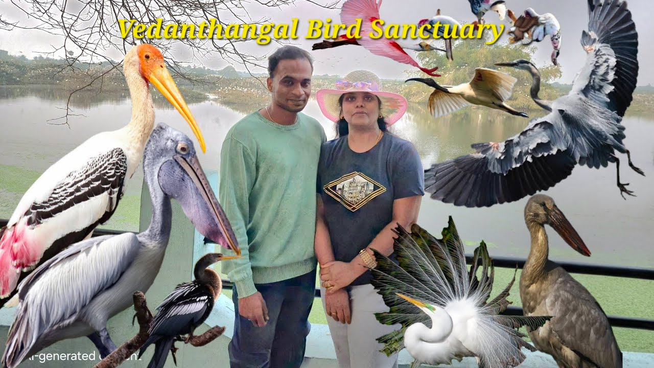40,000 birds Vedanthangal🦅Sanctuary|Paradise  Migratory 🐦🌿|#VedanthangalTour| Chengalpattu Tamilnadu