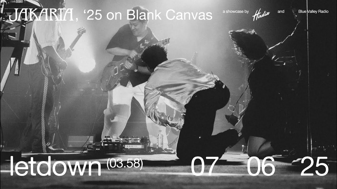 Hindia - letdown (Live from Jakarta, '25 on Blank Canvas)