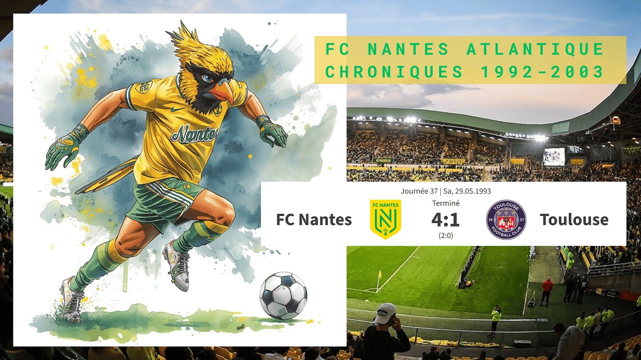 37e journée 1992 93 : Nantes - Toulouse