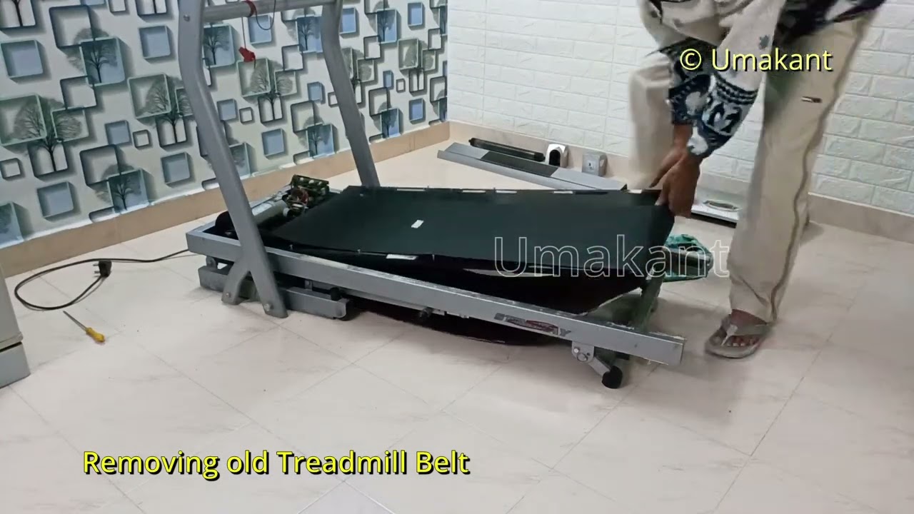 How to Replace old Treadmill Belt at home