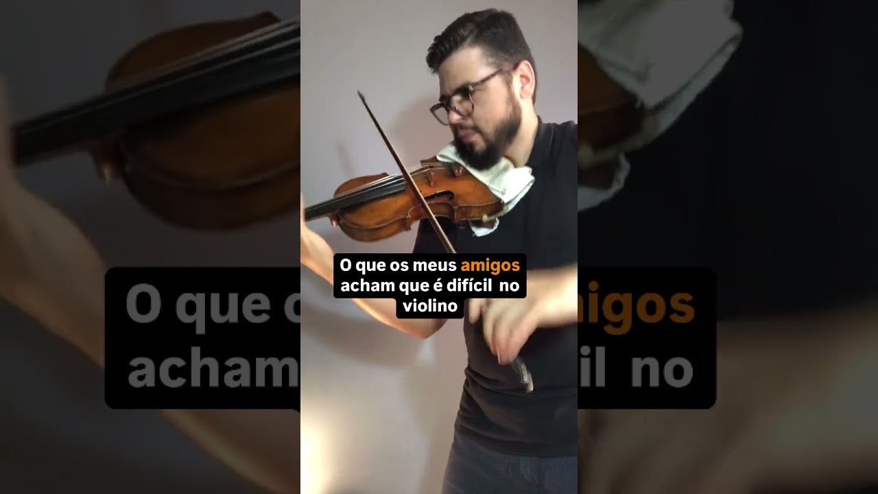 O que &eacute; realmente dif&iacute;cil no violino? #shorts #violin #violino #violinist #violinoavan&ccedil;ado